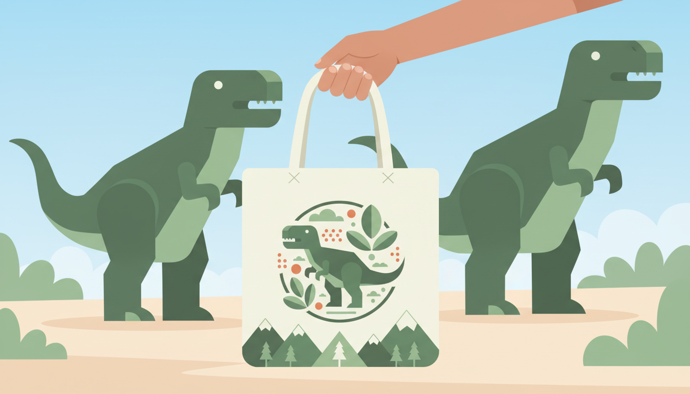 Bedruckte Tragetaschen als Werbemittel: So machst du dein Dino-Event zum Stadtgespräch